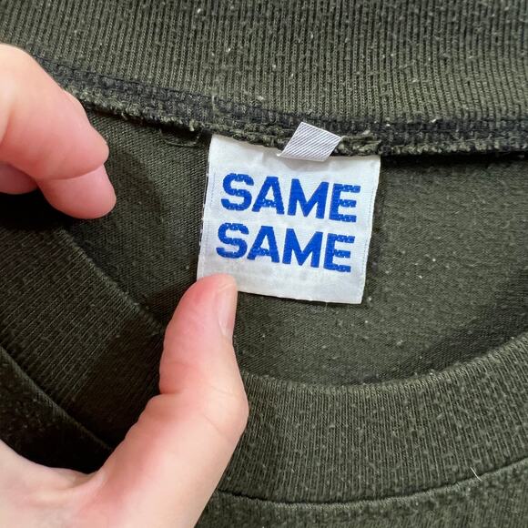 Chang Green Cotton Shirt Adult Size Extra Large Short Sleeve Casual T Shirt Mens - Picture 5 of 12